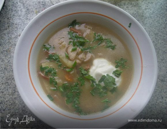 Суп из белых грибов, пошаговый рецепт на 0 ккал, фото, ингредиенты - valentina oooooo