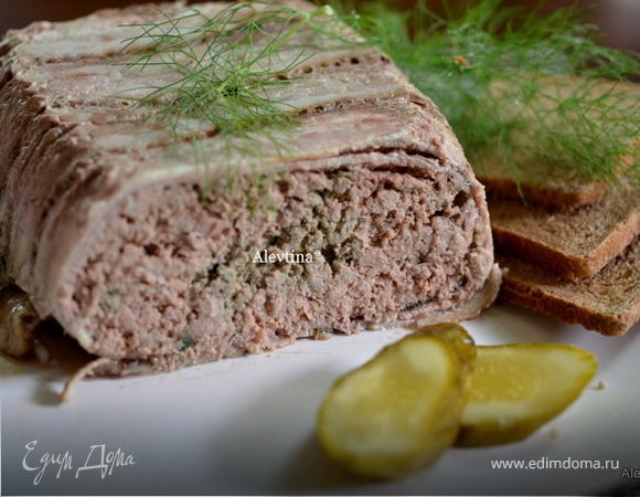 Рецепт Террин из свиного фарша и куриной печени | Gastrotochka