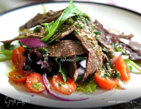 Салат с мясом и овощами - рецепт и отзывы
