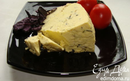 Рецепт Домашний сыр с базиликом
