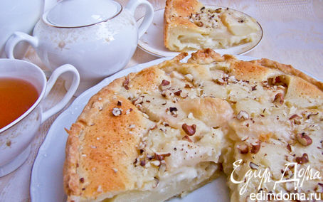 Рецепт Нежный грушево-лимонный пирог