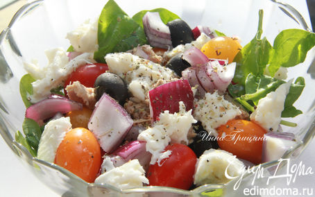 Рецепт Итальянский салат с красным луком (Insalata di cipolle rosse)