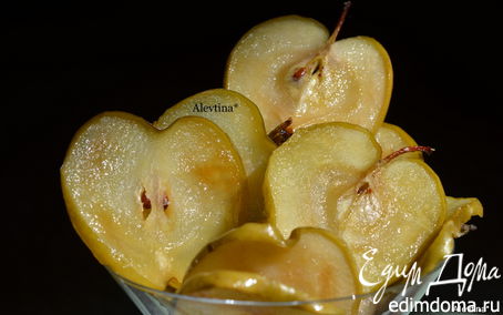 Рецепт Яблочные карамелизированные чипсы