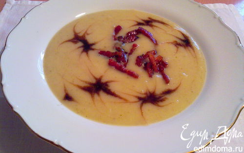 Рецепт Суп-пюре из айвы с бальзамическим уксусом