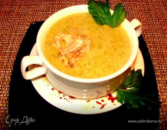 Нежный куриный суп-пюре с сыром рецепт – Французская кухня: Супы. «Еда»