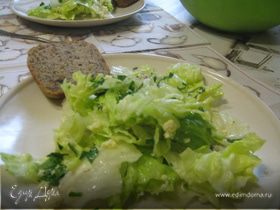 Французский зеленый салат Мимоза (от Джулии Чайлд)