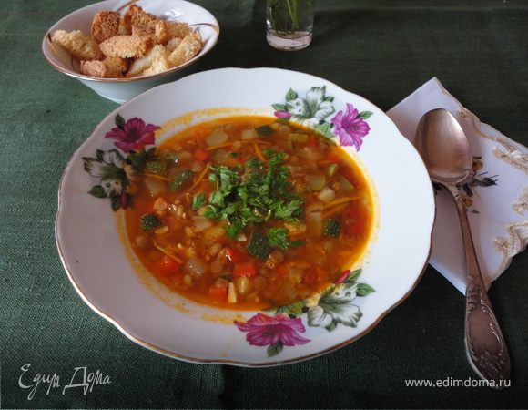 Чечевичный суп, рецепт приготовления