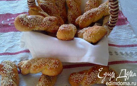 Рецепт Печенье на оливковом масле с кунжутом
