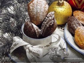 Французское печенье "Мадлен" - вкус ванили и шоколада