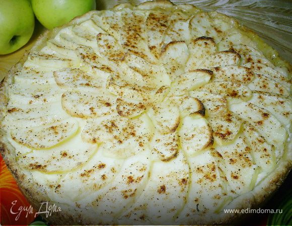 Творожно-яблочный пирог "Мамина яблонька"