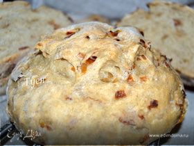 Хлеб из пшенично-ржаного теста с беконом и луком от Ришара Бертине