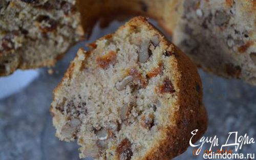Рецепт Зимний кекс с орехами и сухофруктами
