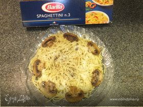Спагеттини с грибным соусом