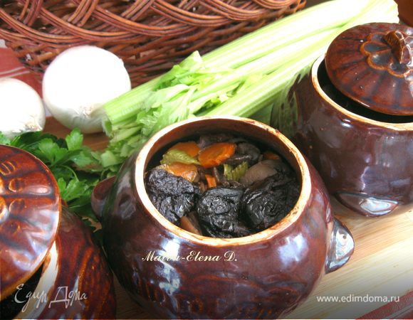 Картофель с мясом и черносливом в духовке - пошаговый рецепт с фото на ЯБпоела