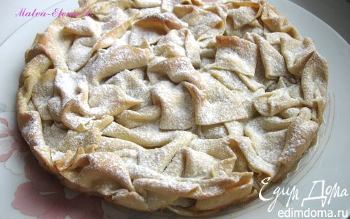 Рецепт Пирог с яблоками и миндалем