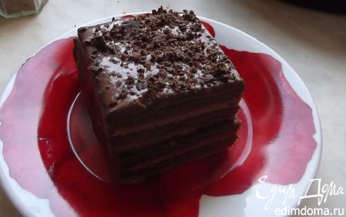 Рецепт Парижский бисквит с шоколадным кремом