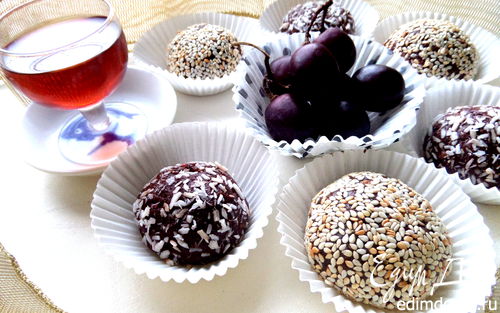 Рецепт Шоколадные пирожные с фруктами