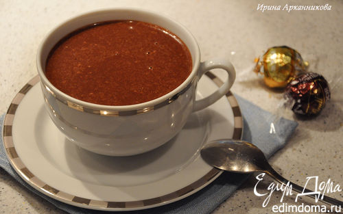 Рецепт Горячий шоколад с медом и корицей