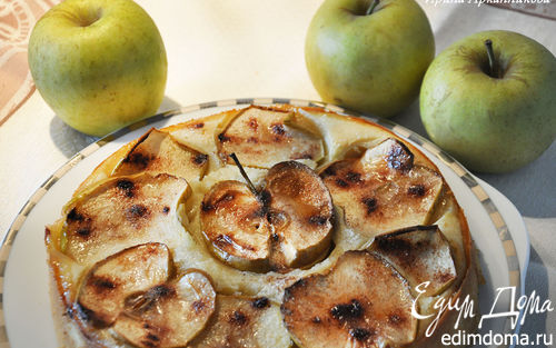 Рецепт Яблочный пирог с сыром
