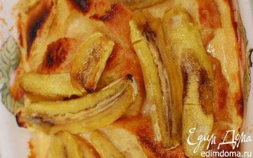 Рецепт Французские гренки с бананами и карамельным соусом