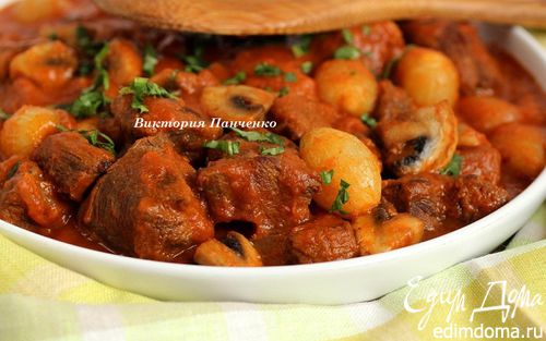 Рецепт Телятина "Маренго" от Поля Бокюза (Veau marengo)