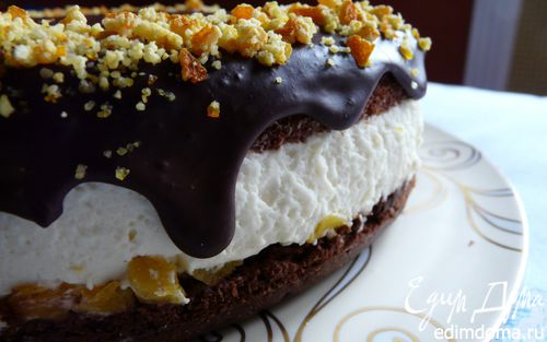 Рецепт Шоколадный торт с манго и сливочным муссом