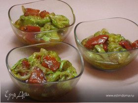 Салат из обжаренных овощей