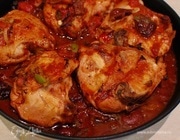 Курица в томатно-оливковом соусе