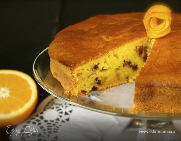 Пирог с апельсинами на кефире