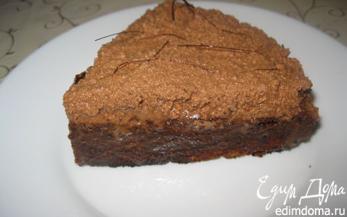 Рецепт Французский десерт с шоколадом и карамелью