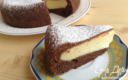 Рецепт Шоколадно-творожный пирог в мультиварке