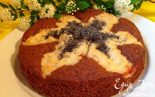 Рецепт Грушево-кокосовый пирог "Лилия"