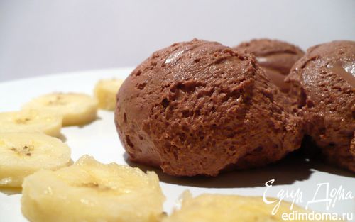 Рецепт Шоколадный мусс на йогурте с бананами