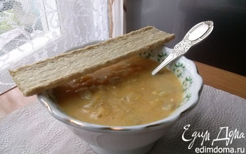 Рецепт Крем-суп с красной чечевицей и кукурузой
