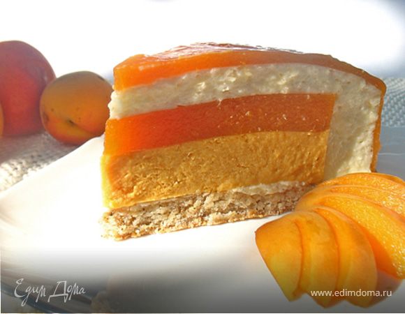 Бисквит с абрикосами — рецепт с фото пошагово