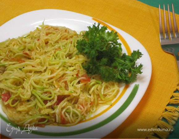 Кабачок Спагетти Рецепты Приготовления С Фото