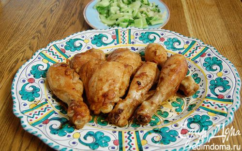 Рецепт Цыпленок по-восточному с имбирем и чесноком