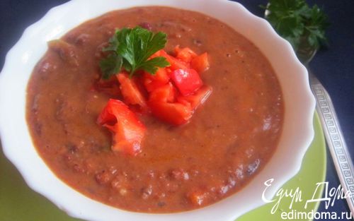 Рецепт Суп из красной фасоли и томатов