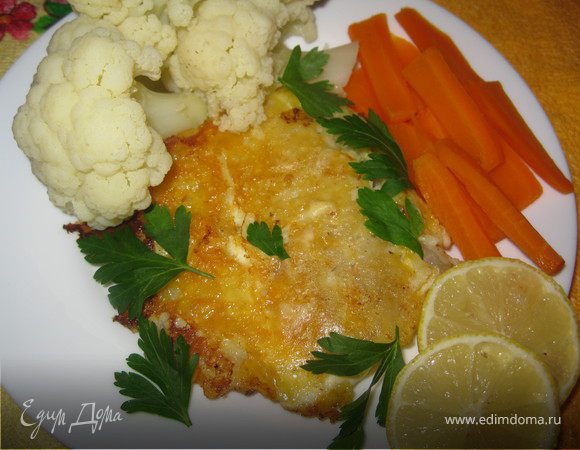 Рыба в сырной корочке – кулинарный рецепт
