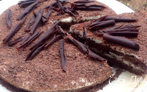 Рецепт Шоколадно-миндальный торт без муки