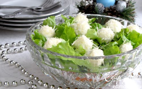 Рецепт Новогодний салат "Снежки"