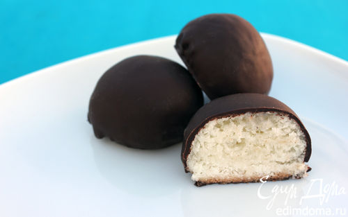 Рецепт Кокосовое печенье в шоколаде "Баунти"