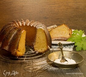 Греческий масляный кекс с ароматом герани
