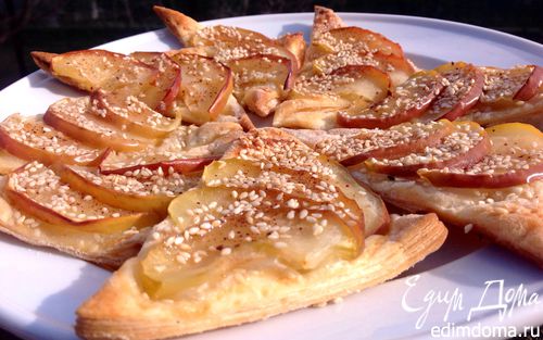 Рецепт Французский хрустящий тарт с яблоками и корицей