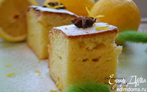 Рецепт Творожно-лимонный кекс
