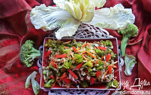 Рецепт Постный салат "4 капусты"