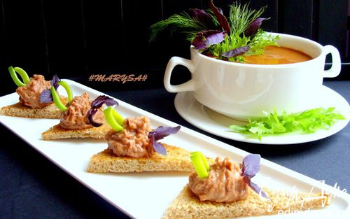 Рецепт Фасолевый суп-пюре с сельдереем и морковью
