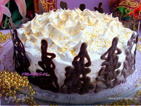 Постный сливочный торт "Все могут короли!"