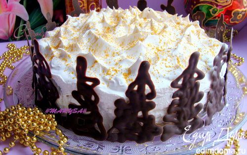 Рецепт Постный сливочный торт "Все могут короли!"