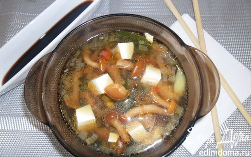 Рецепт Мисо-суп с опятами